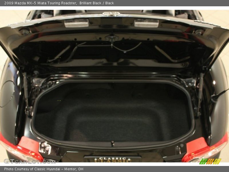Brilliant Black / Black 2009 Mazda MX-5 Miata Touring Roadster