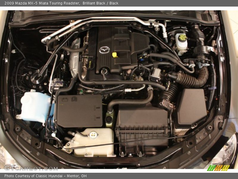 Brilliant Black / Black 2009 Mazda MX-5 Miata Touring Roadster