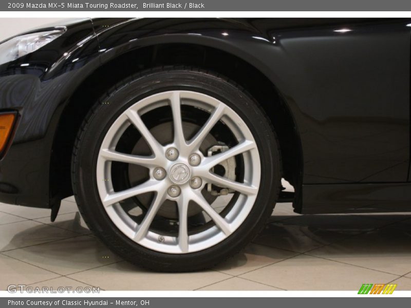 Brilliant Black / Black 2009 Mazda MX-5 Miata Touring Roadster