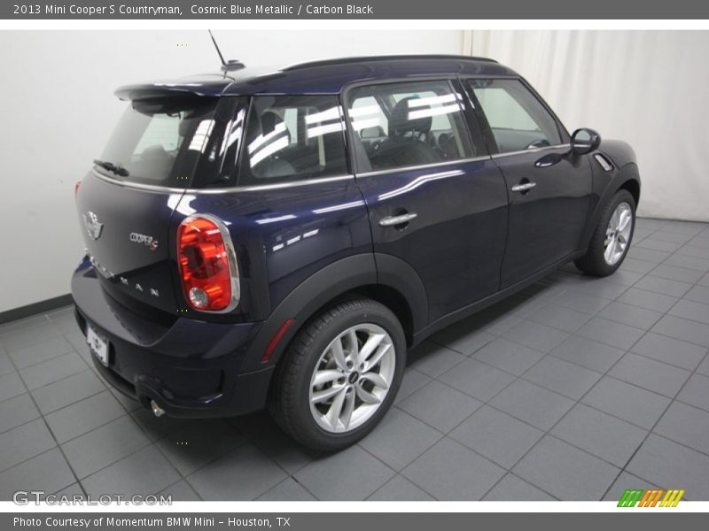 Cosmic Blue Metallic / Carbon Black 2013 Mini Cooper S Countryman