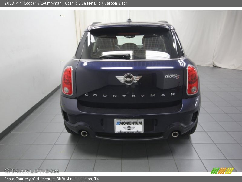 Cosmic Blue Metallic / Carbon Black 2013 Mini Cooper S Countryman