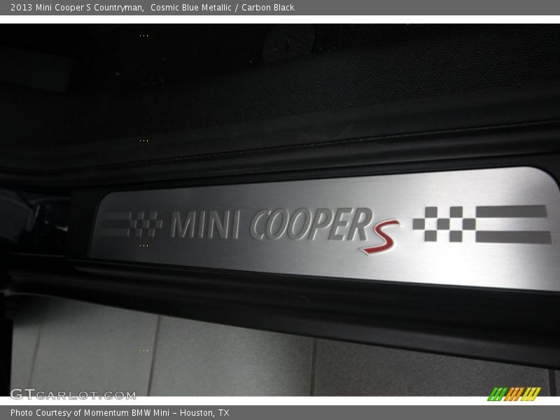 Cosmic Blue Metallic / Carbon Black 2013 Mini Cooper S Countryman