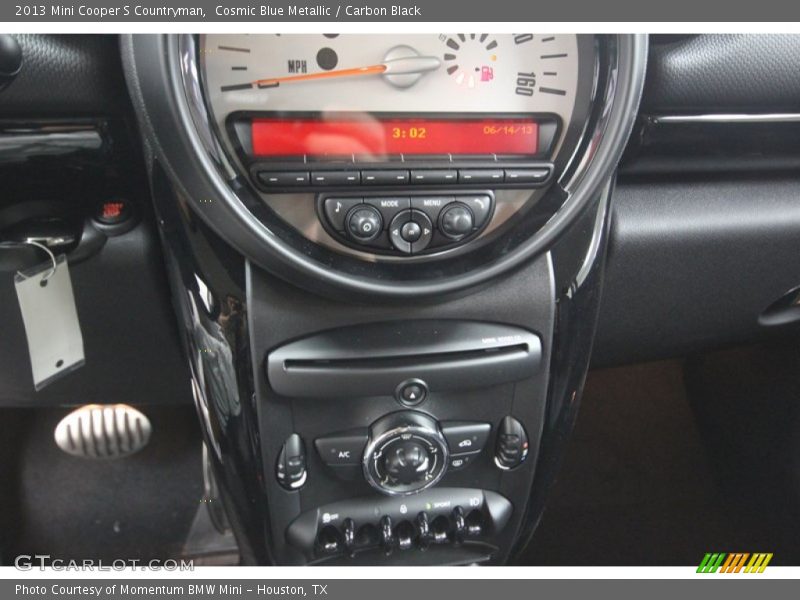 Cosmic Blue Metallic / Carbon Black 2013 Mini Cooper S Countryman