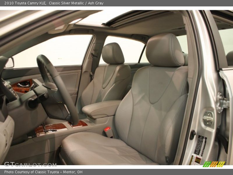 Front Seat of 2010 Camry XLE