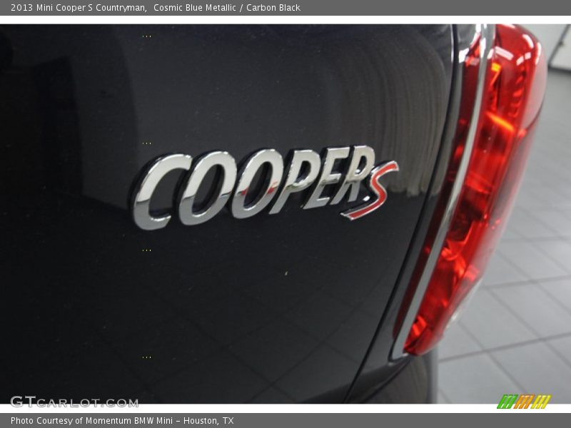 Cosmic Blue Metallic / Carbon Black 2013 Mini Cooper S Countryman
