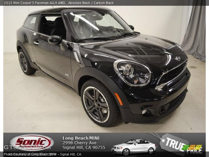 Absolute Black / Carbon Black 2013 Mini Cooper S Paceman ALL4 AWD