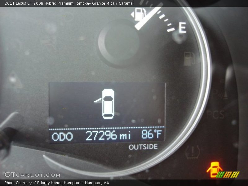 Smokey Granite Mica / Caramel 2011 Lexus CT 200h Hybrid Premium