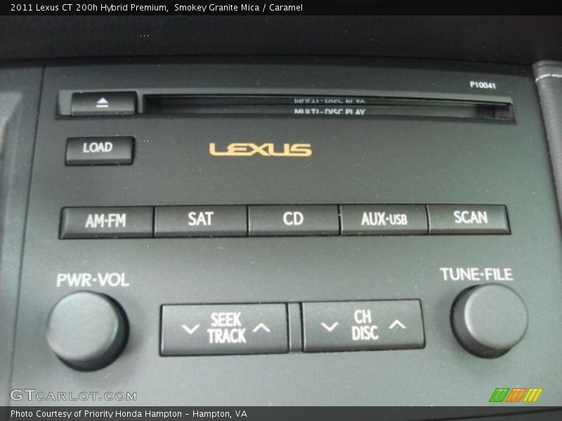 Smokey Granite Mica / Caramel 2011 Lexus CT 200h Hybrid Premium