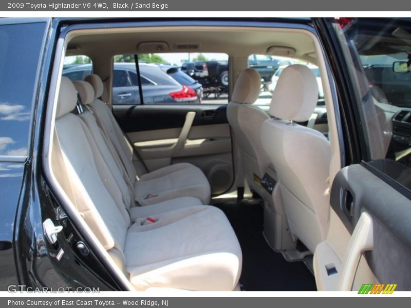 Black / Sand Beige 2009 Toyota Highlander V6 4WD