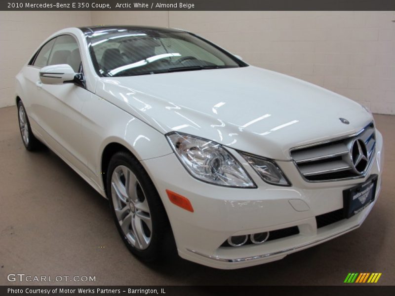 Arctic White / Almond Beige 2010 Mercedes-Benz E 350 Coupe