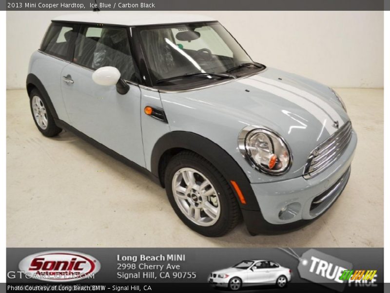 Ice Blue / Carbon Black 2013 Mini Cooper Hardtop