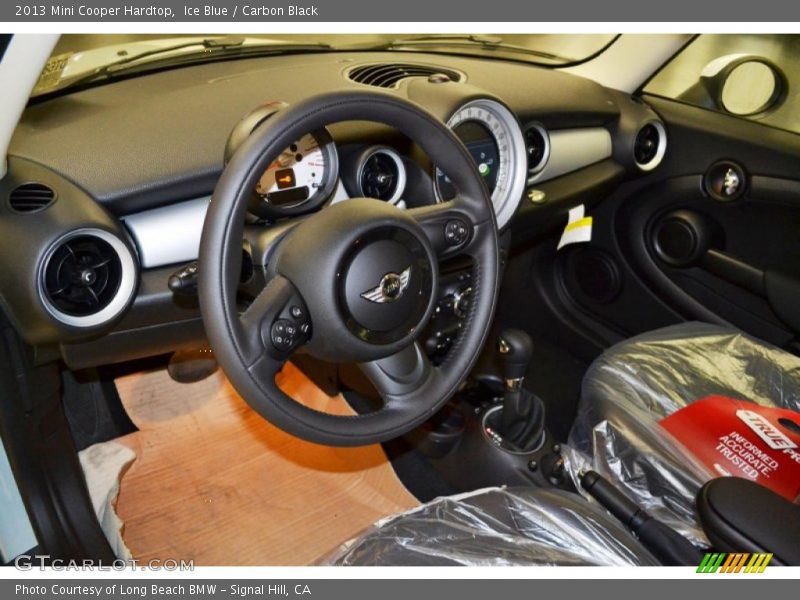 Ice Blue / Carbon Black 2013 Mini Cooper Hardtop