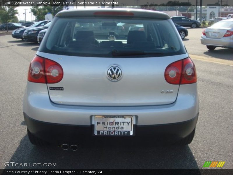 Reflex Silver Metallic / Anthracite 2006 Volkswagen Rabbit 4 Door