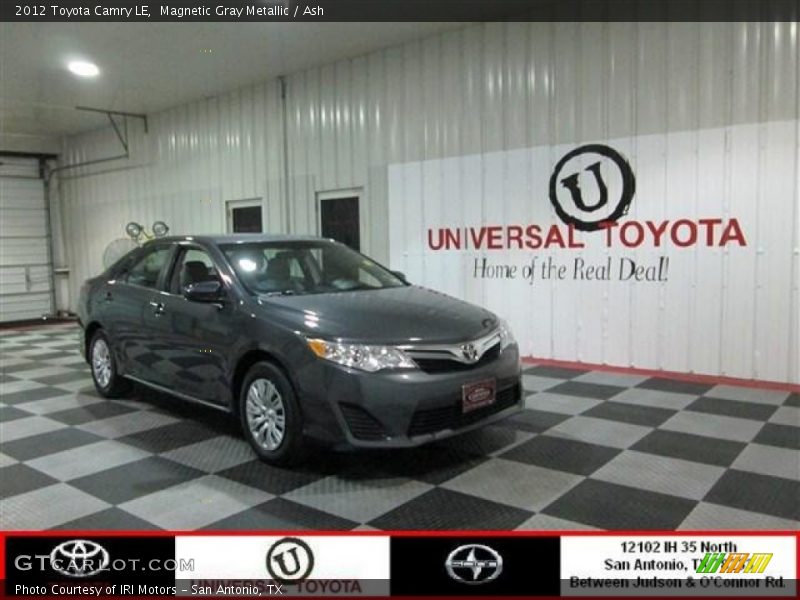 Magnetic Gray Metallic / Ash 2012 Toyota Camry LE