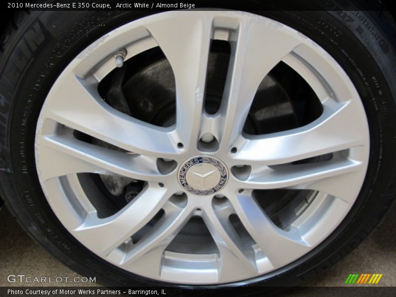 Arctic White / Almond Beige 2010 Mercedes-Benz E 350 Coupe