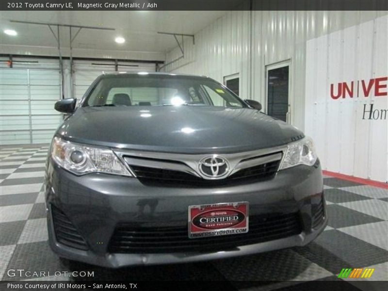 Magnetic Gray Metallic / Ash 2012 Toyota Camry LE