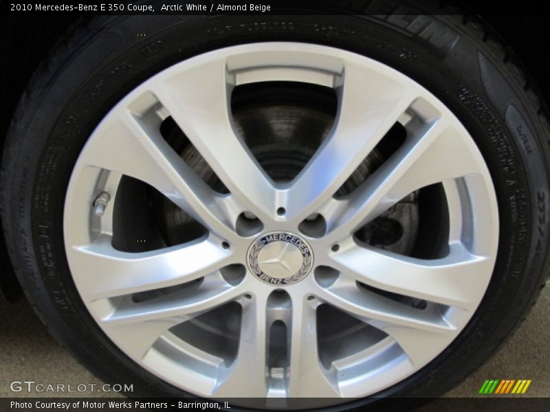 Arctic White / Almond Beige 2010 Mercedes-Benz E 350 Coupe