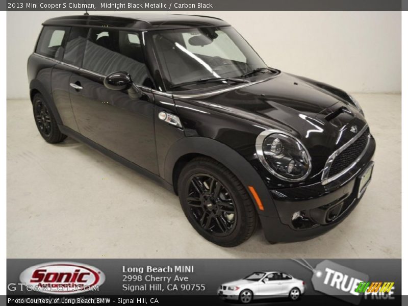 Midnight Black Metallic / Carbon Black 2013 Mini Cooper S Clubman
