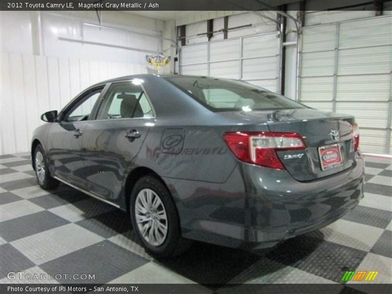 Magnetic Gray Metallic / Ash 2012 Toyota Camry LE