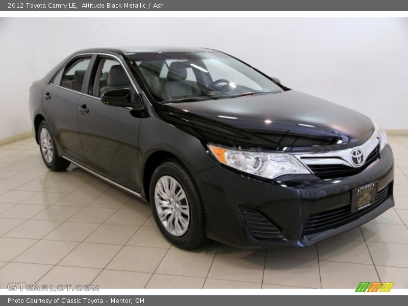 Attitude Black Metallic / Ash 2012 Toyota Camry LE