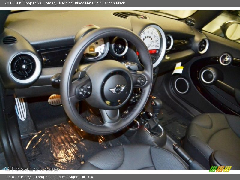 Midnight Black Metallic / Carbon Black 2013 Mini Cooper S Clubman