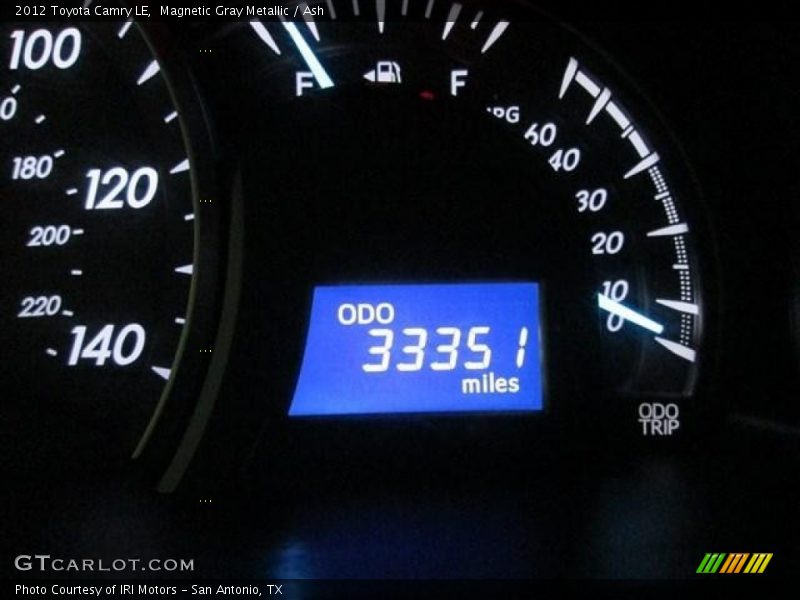 Magnetic Gray Metallic / Ash 2012 Toyota Camry LE