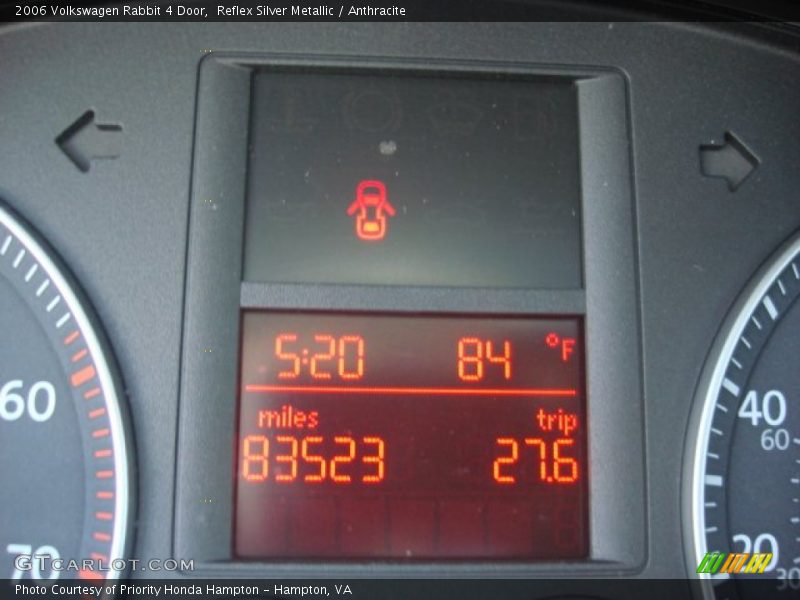 Reflex Silver Metallic / Anthracite 2006 Volkswagen Rabbit 4 Door
