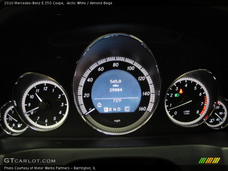 Arctic White / Almond Beige 2010 Mercedes-Benz E 350 Coupe