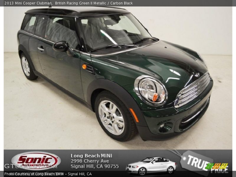 British Racing Green II Metallic / Carbon Black 2013 Mini Cooper Clubman