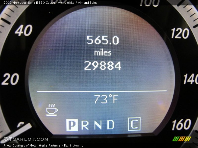 Arctic White / Almond Beige 2010 Mercedes-Benz E 350 Coupe