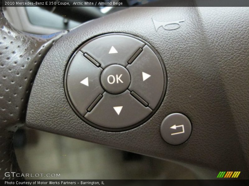Arctic White / Almond Beige 2010 Mercedes-Benz E 350 Coupe