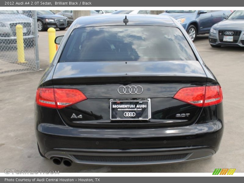 Brilliant Black / Black 2012 Audi A4 2.0T Sedan