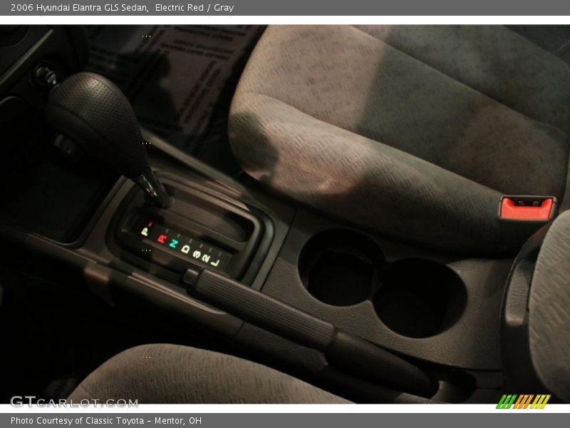 Electric Red / Gray 2006 Hyundai Elantra GLS Sedan