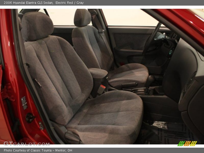 Electric Red / Gray 2006 Hyundai Elantra GLS Sedan