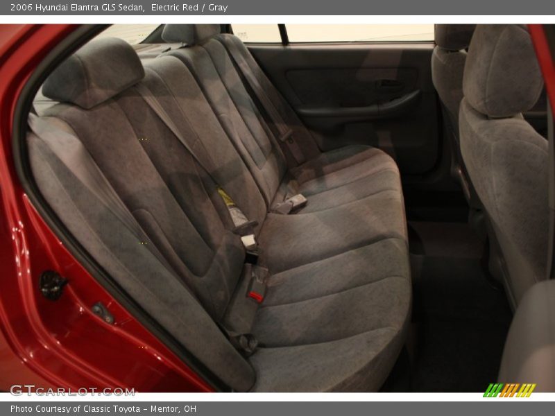 Electric Red / Gray 2006 Hyundai Elantra GLS Sedan