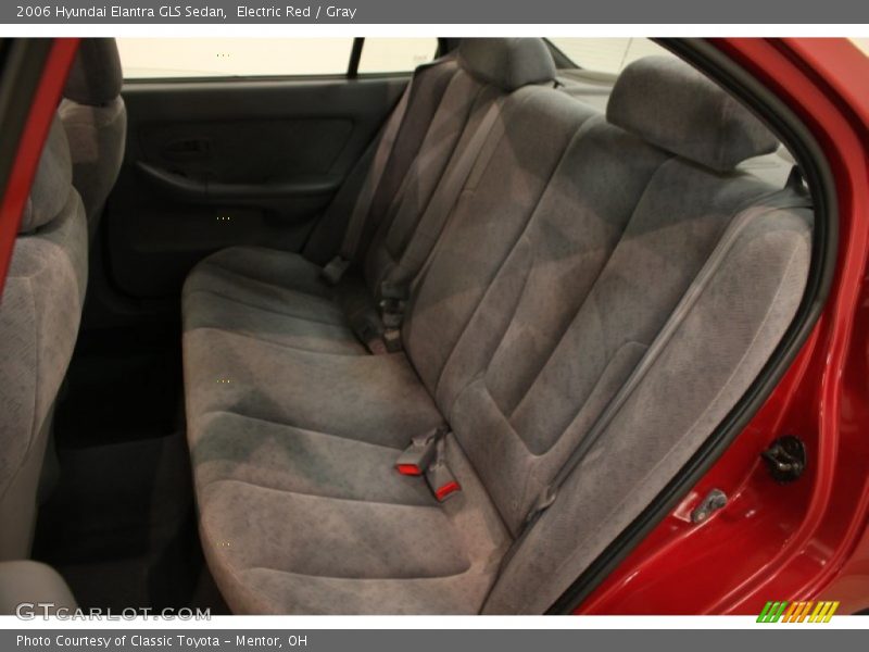 Electric Red / Gray 2006 Hyundai Elantra GLS Sedan