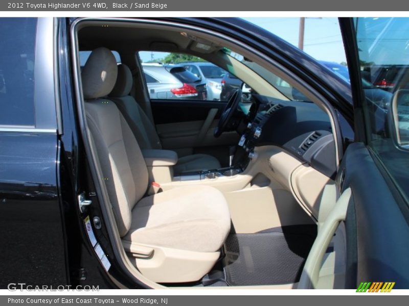 Black / Sand Beige 2012 Toyota Highlander V6 4WD