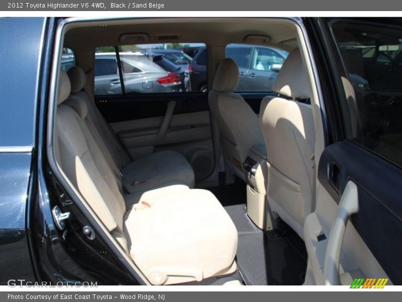 Black / Sand Beige 2012 Toyota Highlander V6 4WD