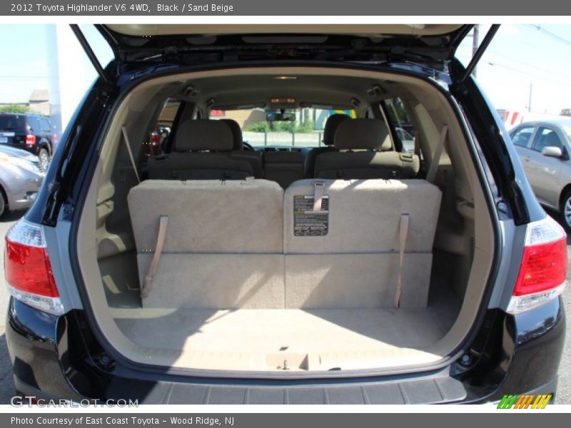 Black / Sand Beige 2012 Toyota Highlander V6 4WD