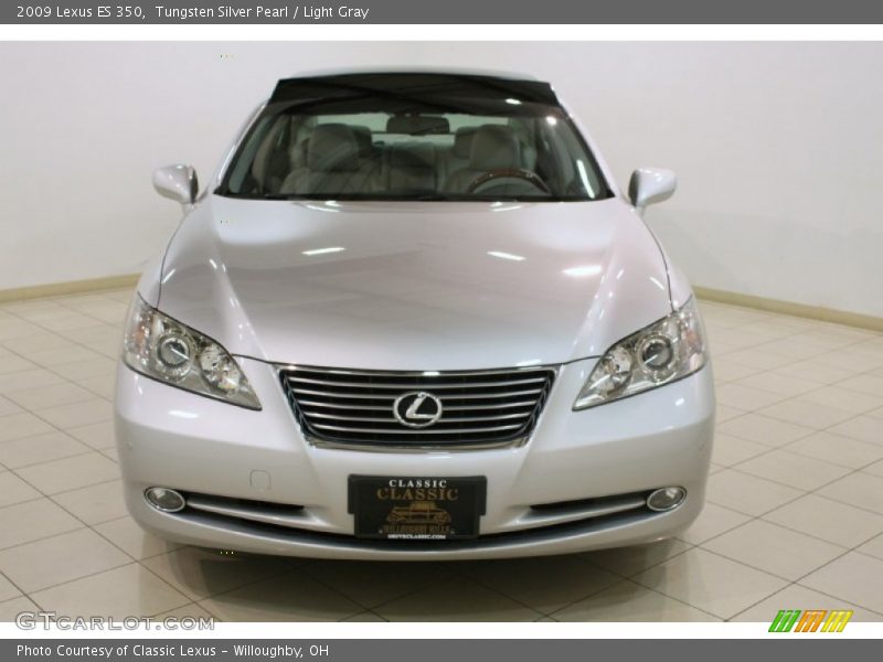 Tungsten Silver Pearl / Light Gray 2009 Lexus ES 350