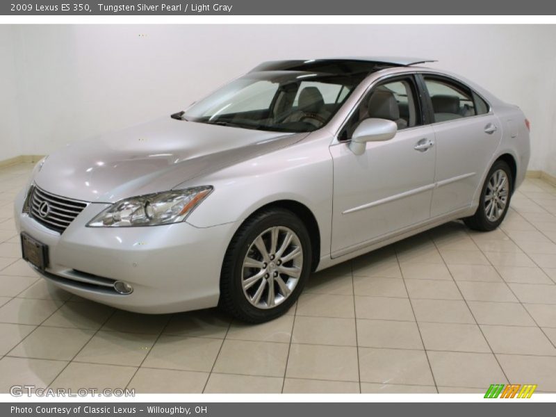 Tungsten Silver Pearl / Light Gray 2009 Lexus ES 350
