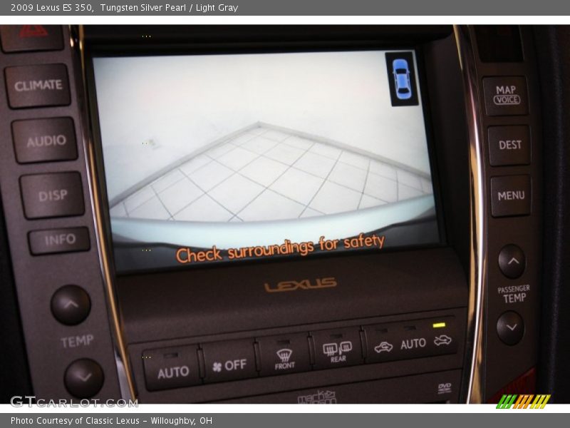 Tungsten Silver Pearl / Light Gray 2009 Lexus ES 350