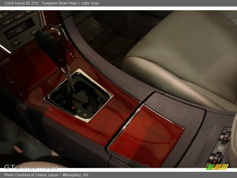 Tungsten Silver Pearl / Light Gray 2009 Lexus ES 350