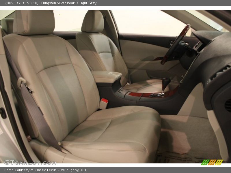 Tungsten Silver Pearl / Light Gray 2009 Lexus ES 350