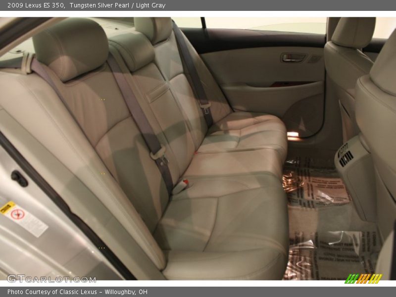 Tungsten Silver Pearl / Light Gray 2009 Lexus ES 350