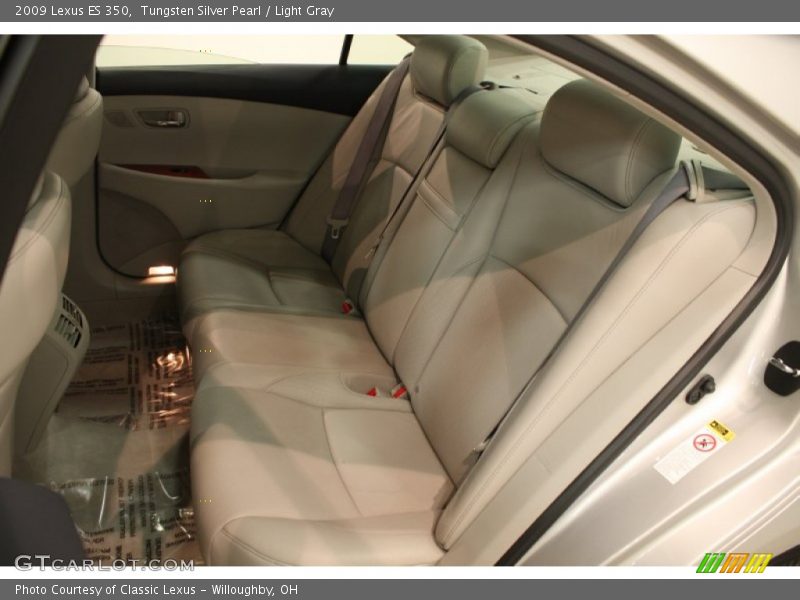 Tungsten Silver Pearl / Light Gray 2009 Lexus ES 350