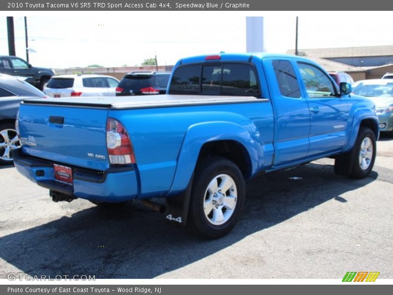 Speedway Blue / Graphite 2010 Toyota Tacoma V6 SR5 TRD Sport Access Cab 4x4