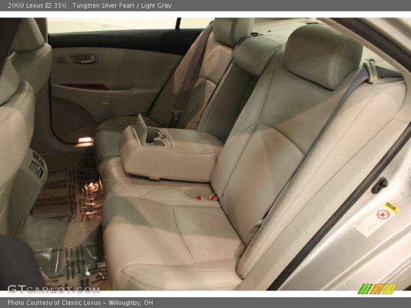 Tungsten Silver Pearl / Light Gray 2009 Lexus ES 350
