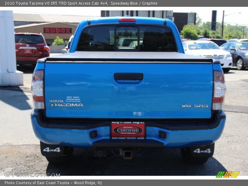 Speedway Blue / Graphite 2010 Toyota Tacoma V6 SR5 TRD Sport Access Cab 4x4
