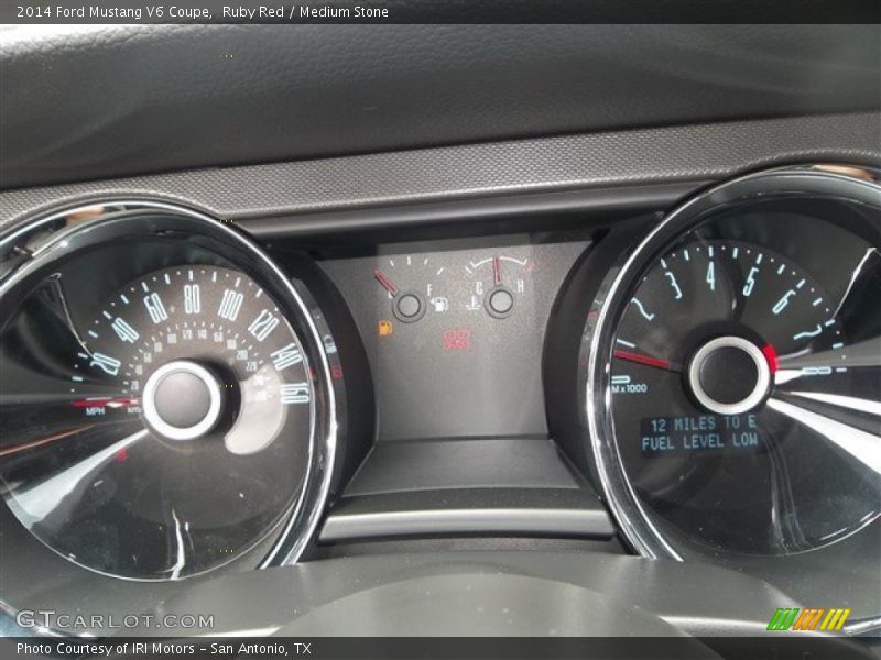 Ruby Red / Medium Stone 2014 Ford Mustang V6 Coupe